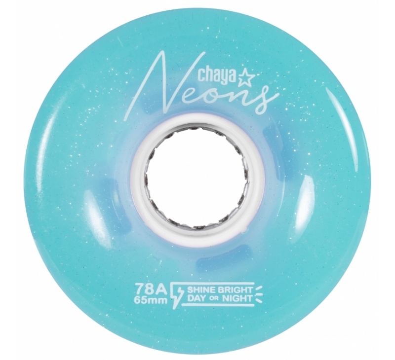 Chaya Neons LED Roller Skates - Wheels Blue