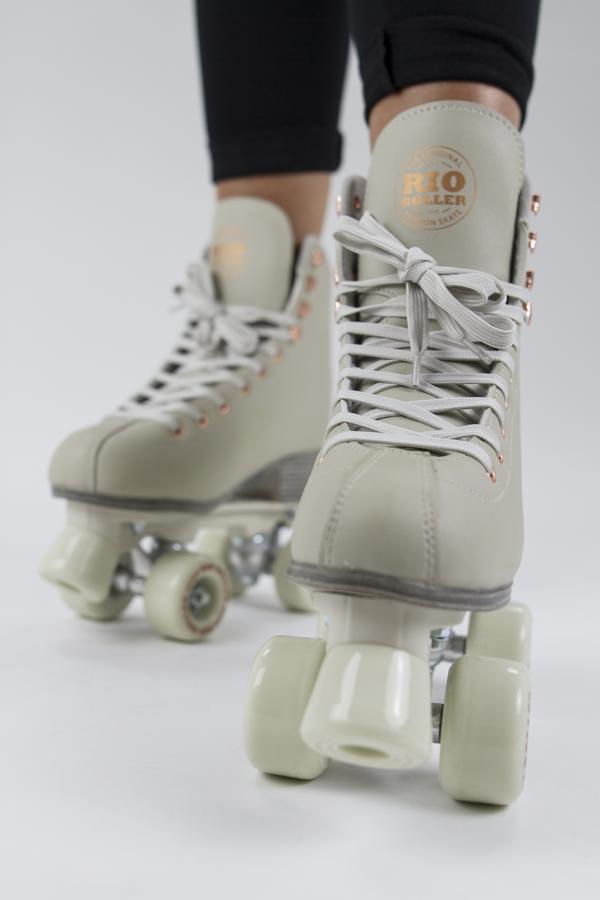 Rio Roller Figure Pro Quad Skates Rose  Cream 4