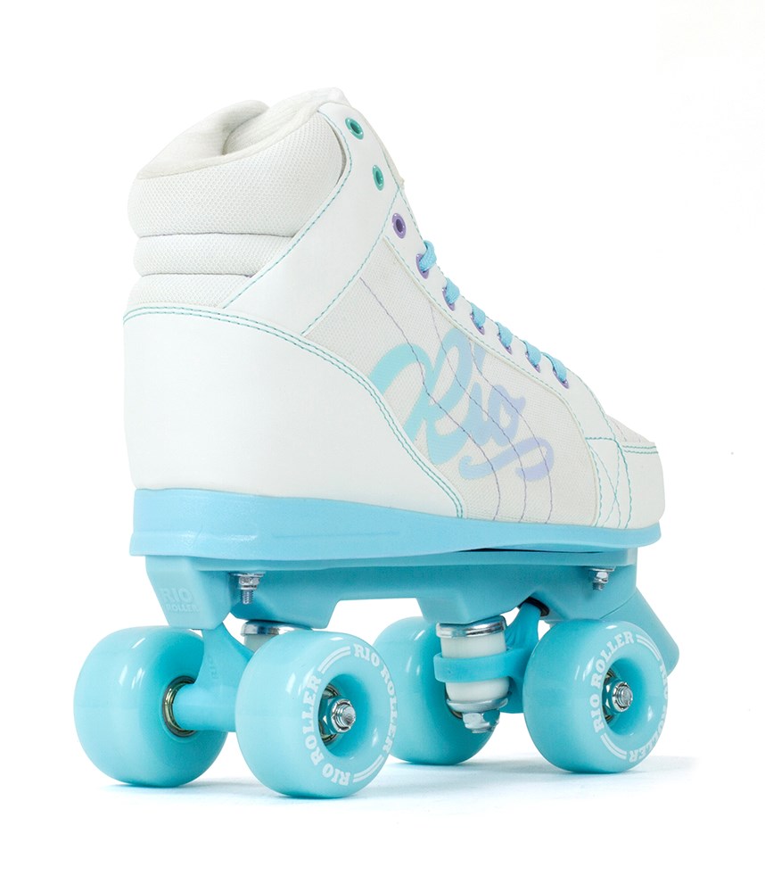 Rio Roller Lumina Quad Skates Weiss/Blue