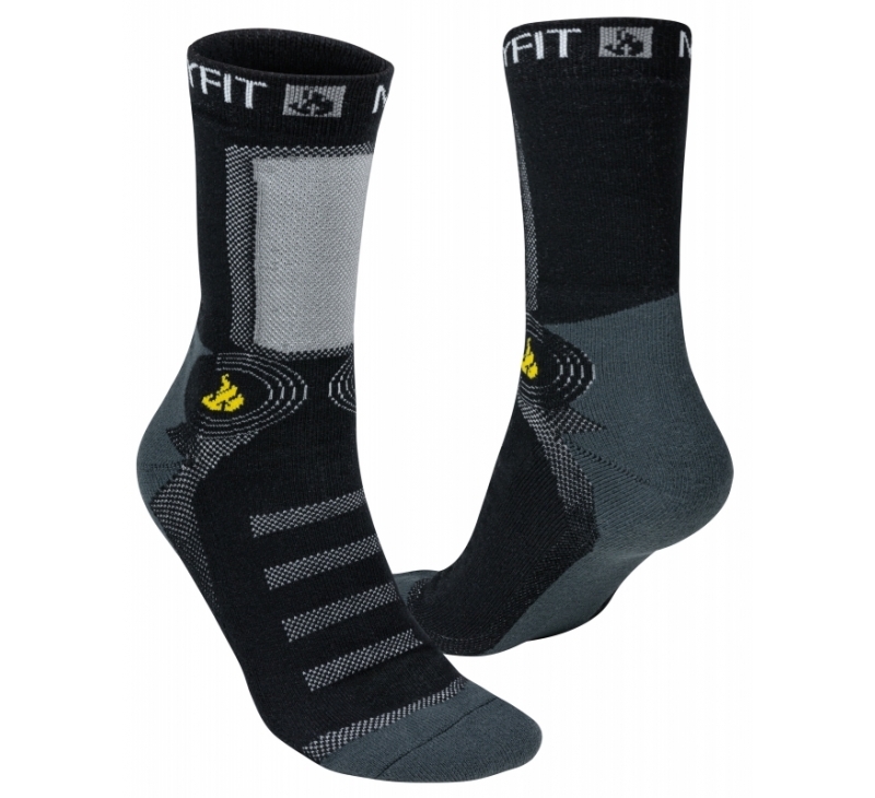 Powerslide Myfit Skater Socken Pro Black Grey