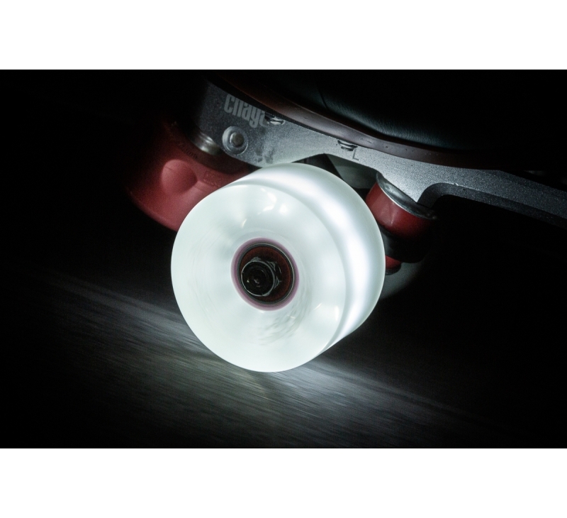 Chaya Neons LED Roller Skates - Wheels White