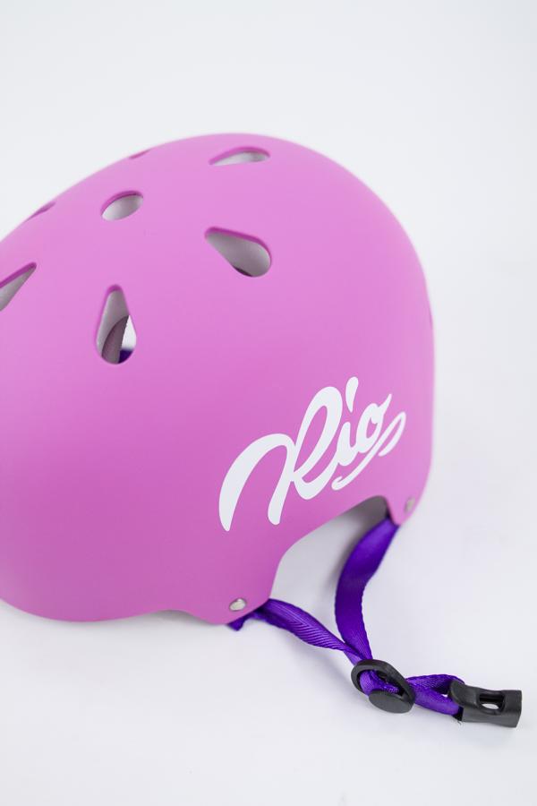Rio Roller Script Helm Pink 4