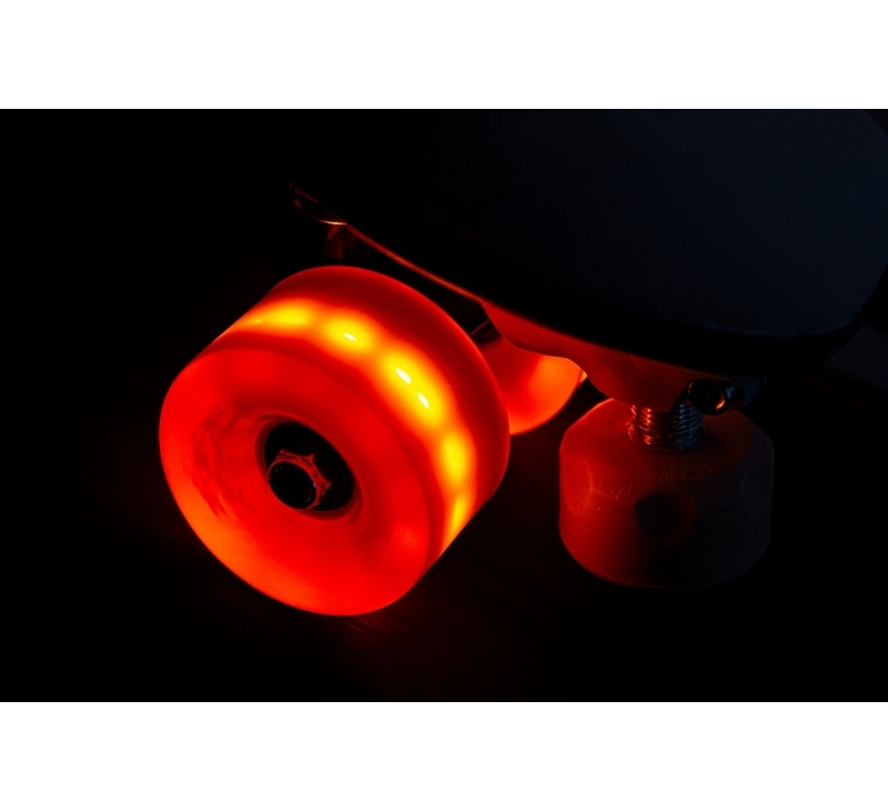 Chaya Neons LED Roller Skates - Wheels Red