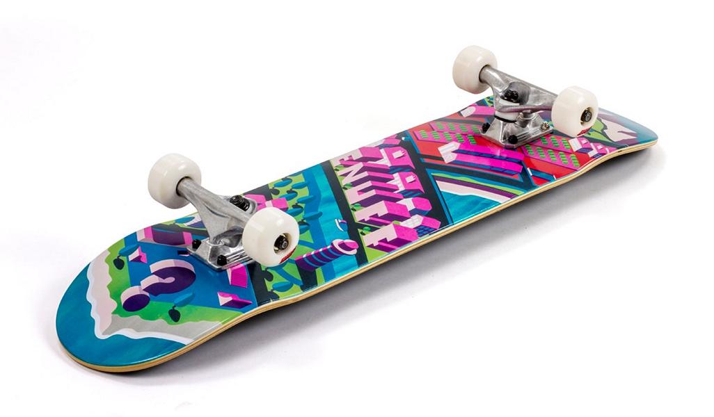 Enuff Isotown Complete Skateboard Blau 1