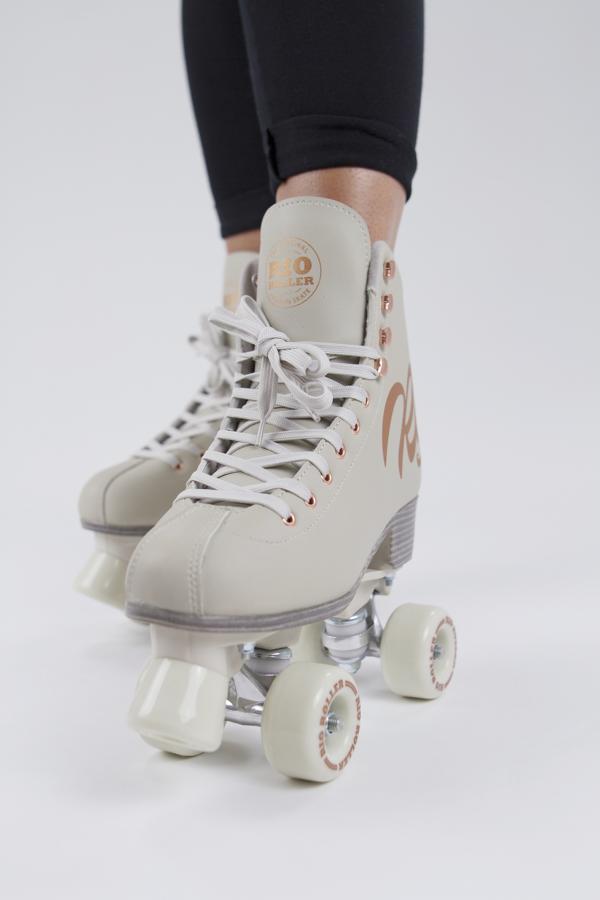 Rio Roller Figure Pro Quad Skates Rose  Cream 5