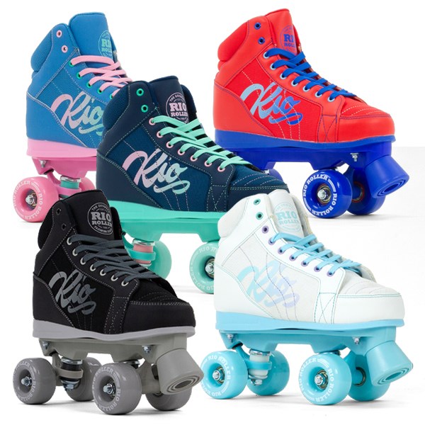 Rio Roller Lumina Quad Skates Blue/Pink